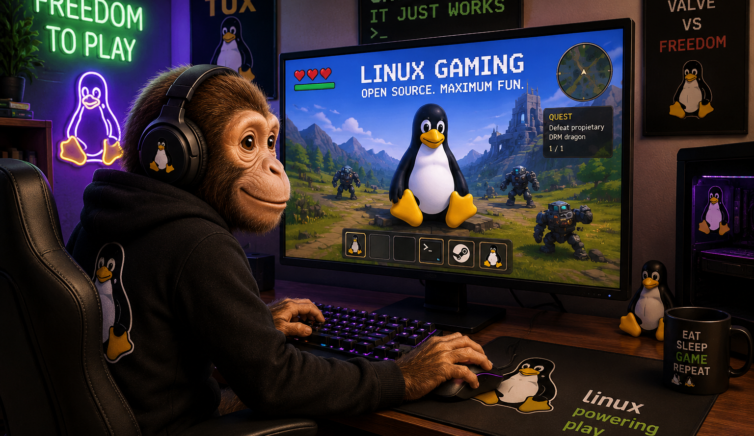 Gaming on Linux and fixing crashes